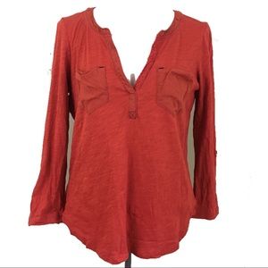 🛍 3/$15 POSTMARK Anthropologie Mahogany T-Shirt